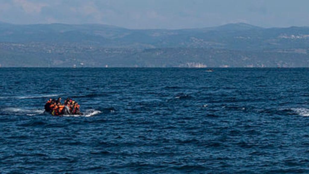 refugees boats on open water, discussion on military treatment of children