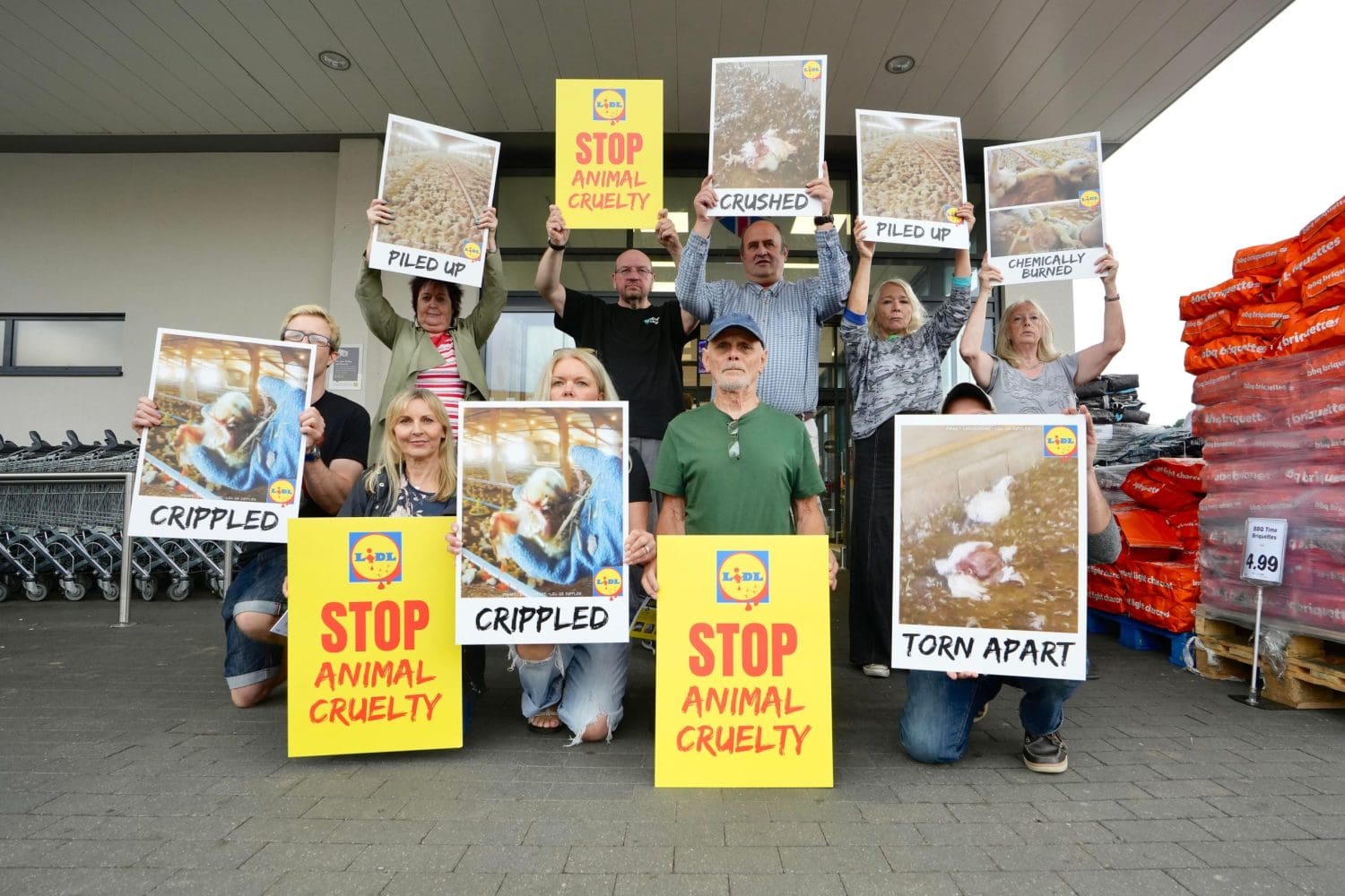 Bristol Lidl Protest Open Cages