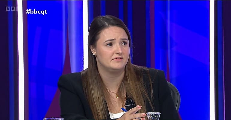 Kate Andrews on BBCQT NHS