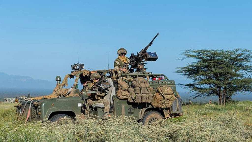 British troops in Kenya