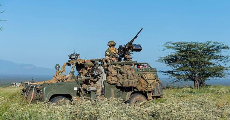 British troops in Kenya