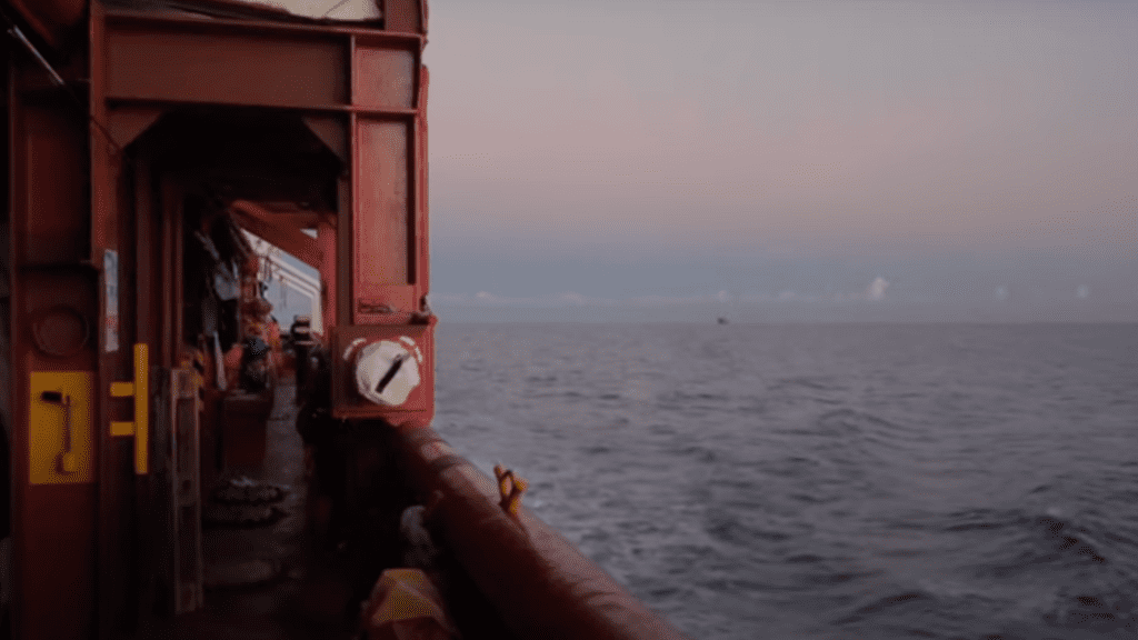 migrants being rescued by the Ocean Viking