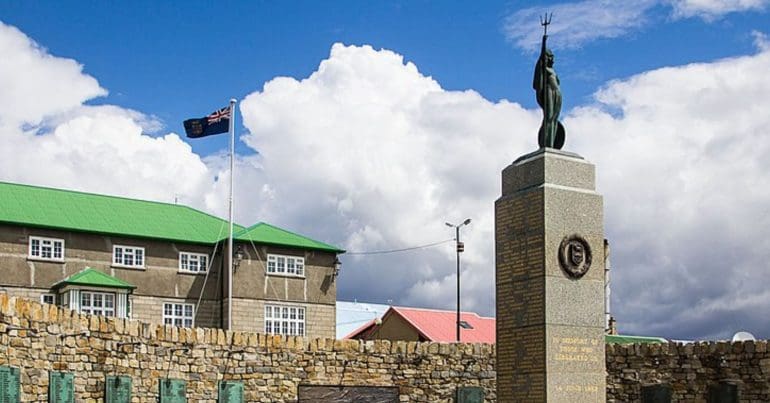 Falklands war memorial