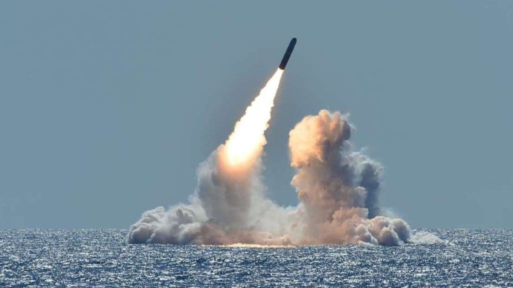 Missile launching over the sea AWE IEMA