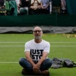 just stop oil takes action at Wimbledon