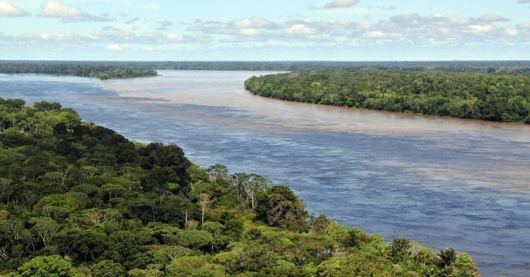 River in the Amazon rainforest.