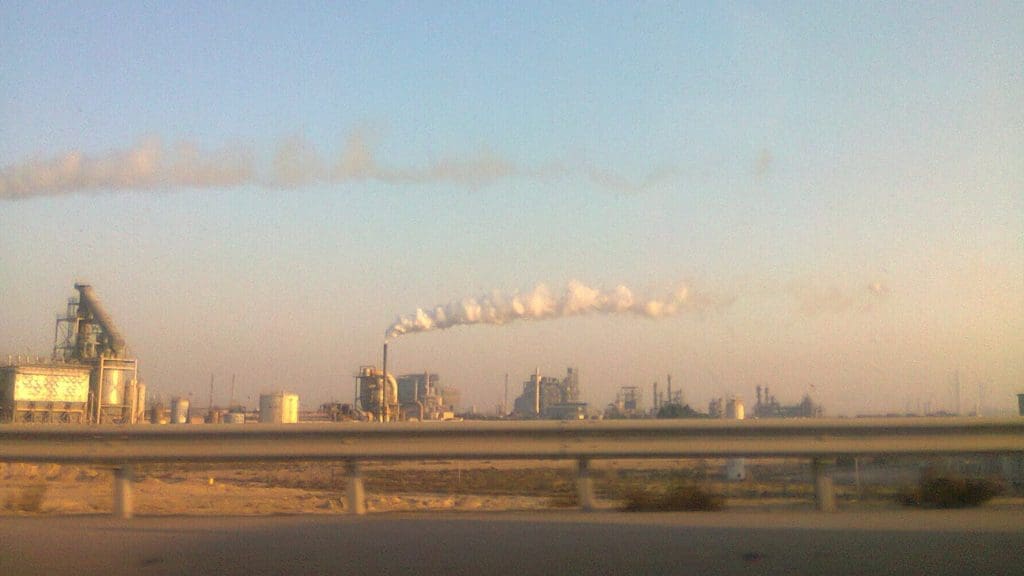A Saudi Aramco petrochemicals plant.