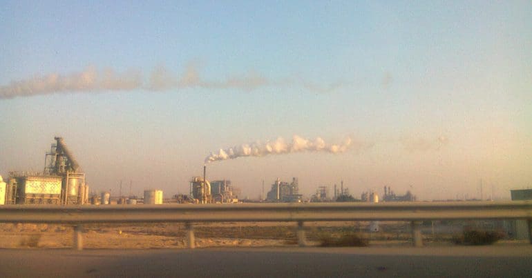 A Saudi Aramco petrochemicals plant.