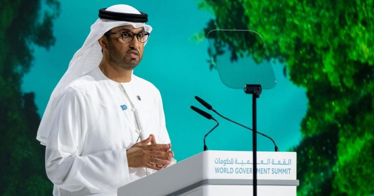 Sultan Al Jaber who holds the COP28 presidency.