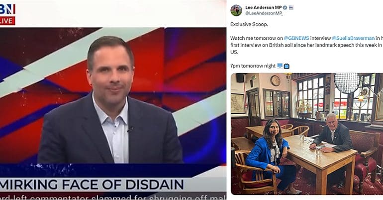 GB News Dan Wooton Lee Anderson tweet Ofcom