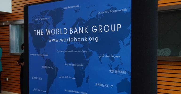 World Bank Group sign.