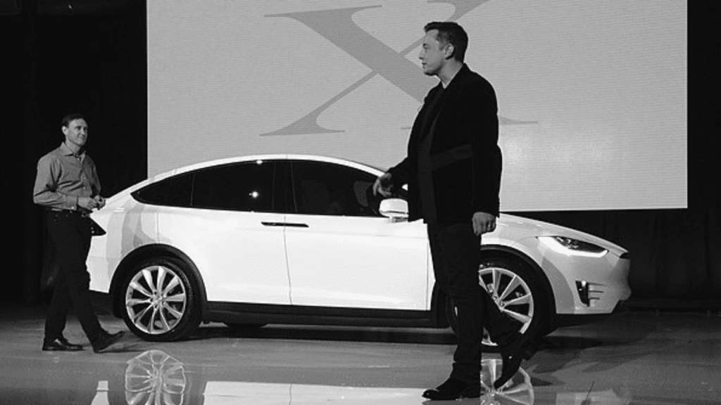 Tesla car at Fremont, California