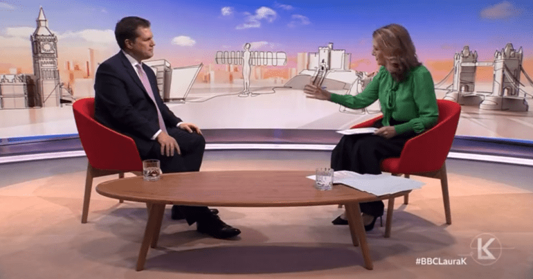 Robert Jenrick and Victoria Derbyshire