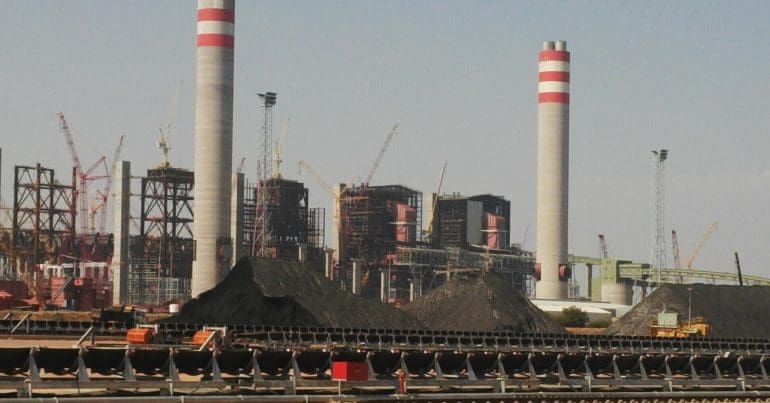 Medupi power station in South Africa, which is causing black-outs and air pollution deaths.