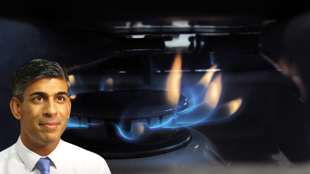 Rishi Sunak gas stove Winter Fuel Payment