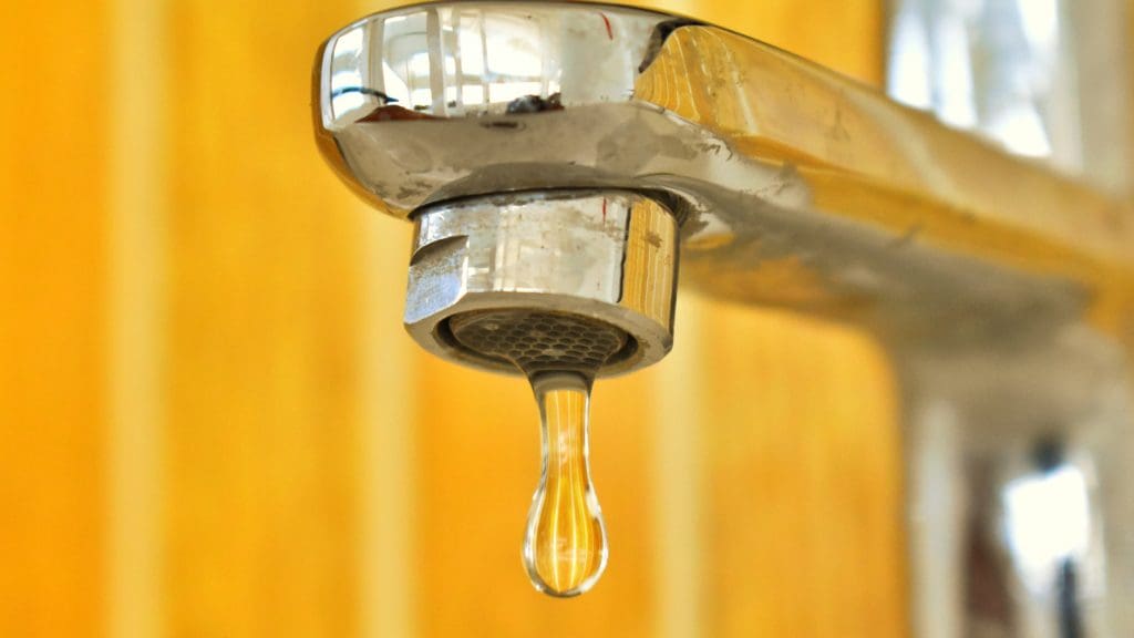 Tap with water drop