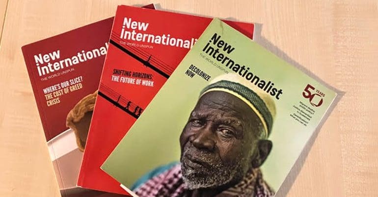 New Internationalist magazines