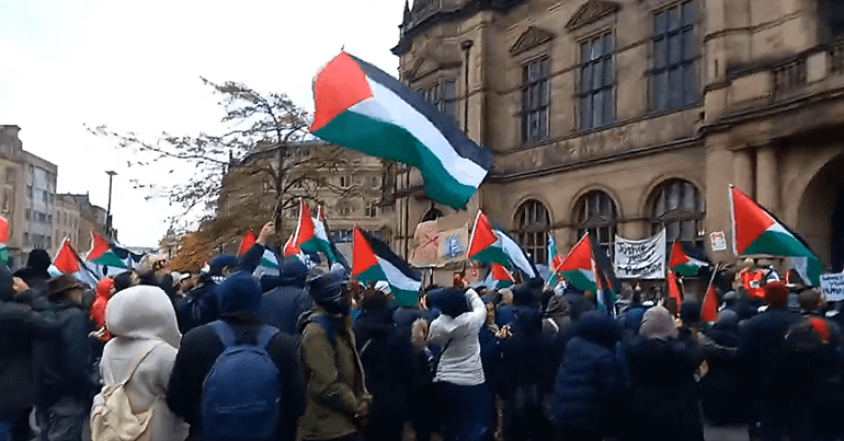 Sheffield Palestine protest Labour