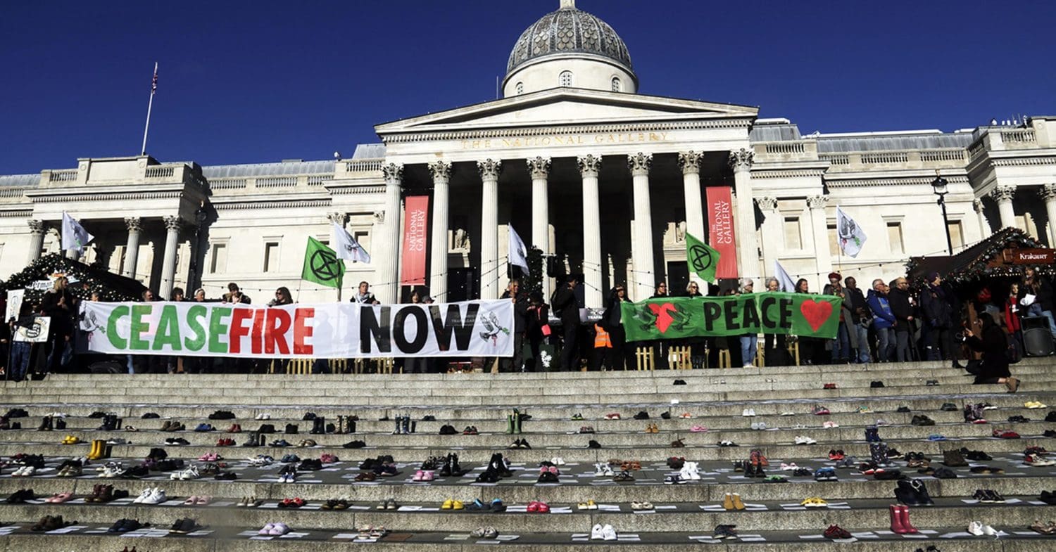 XR at Trafalgar Square Gaza