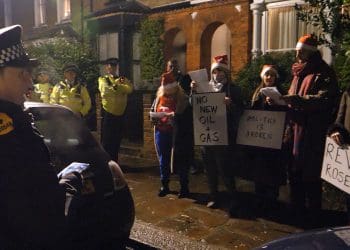 Just Stop Oil went Christmas caroling outside Keir Starmer’s house. It wasn’t a ‘silent night’, though…