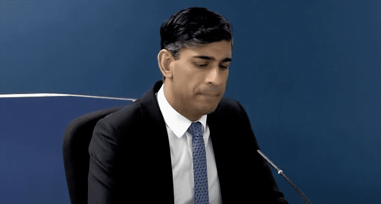 Rishi Sunak at the Covid Inquiry rough sleeping