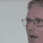 Keir Starmer gawping