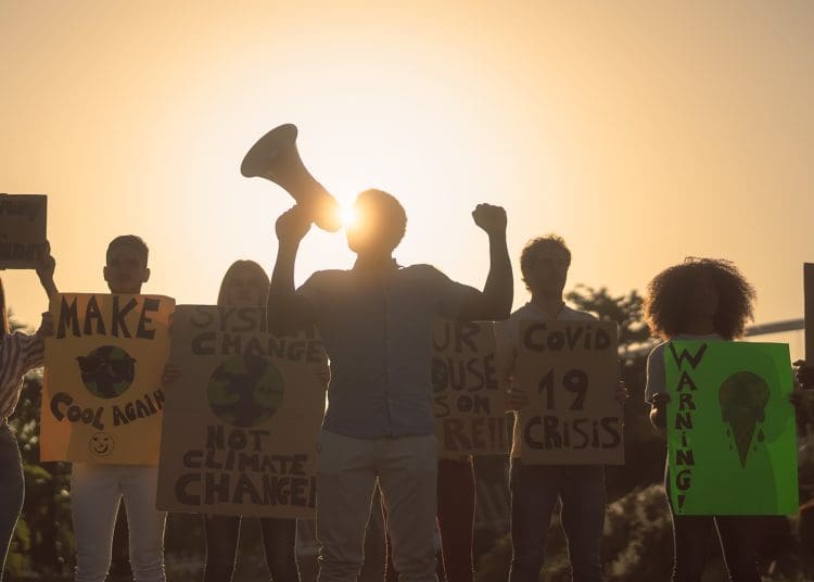 Climate crisis protest