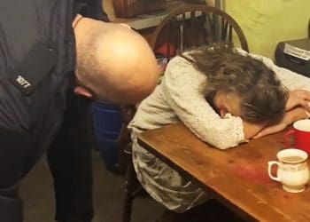 Devon and Cornwall police raid a pensioners home