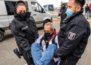 Germany scientist being arrested