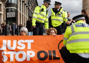 Just Stop Oil at parliament square