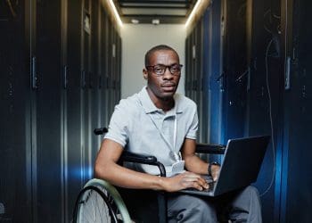 A disabled tech man new report
