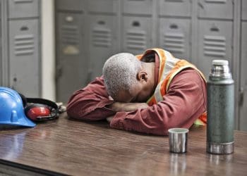 A man sleeping while at work zero-hours contracts