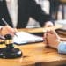 An employment tribunal with a gavel TUC