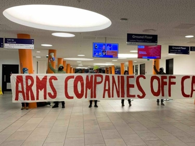 Arms Companies Off campus universities