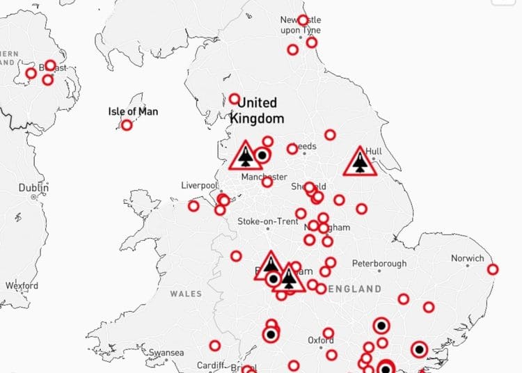 CAAT Map of F35 manufacturing locations