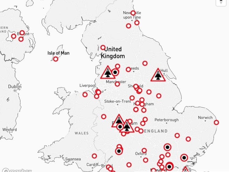 CAAT Map of F35 manufacturing locations