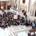 Defend Our Juries gathering at Royal Courts of Justice