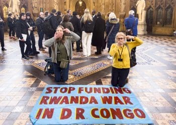 BREAKING: Extinction Rebellion take over the centre of parliament in protest of UK foreign policy