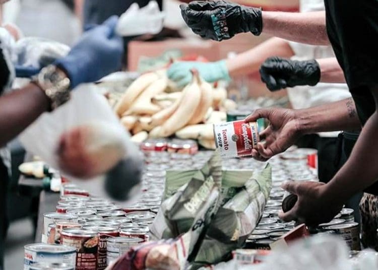 Universal Credit payment people using a Trussell Trust foodbank DWP