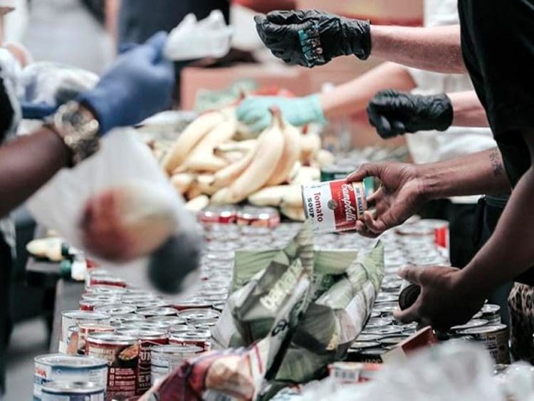 Universal Credit payment people using a Trussell Trust foodbank DWP