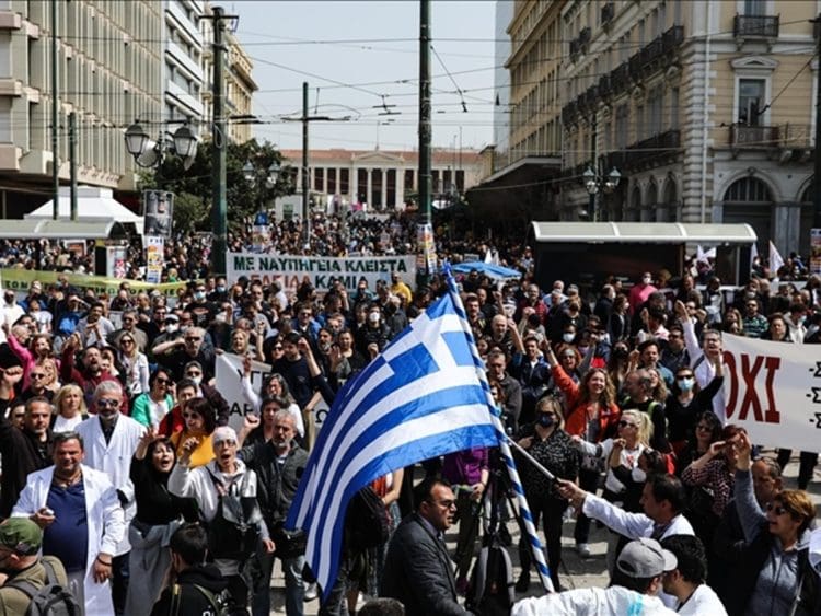 Greek strike in 2022