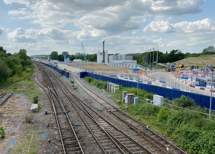 HS2 construction Ruislip
