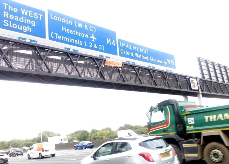 Just Stop Oil M25 protest