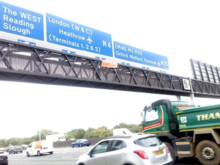 Just Stop Oil M25 protest