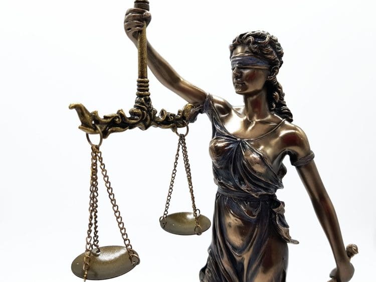 Lady Justice UK court