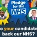 Pledge for the NHS