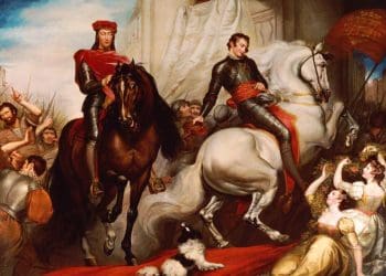 Richard II on horseback NHS Shakespeare