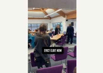 Somerset council meeting disrupted by Palestine Action activists