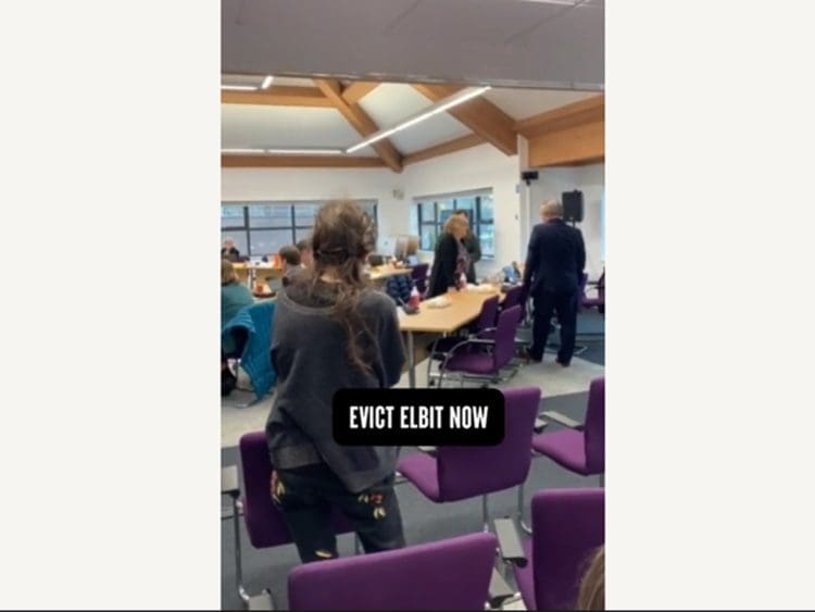 Somerset council meeting disrupted by Palestine Action activists