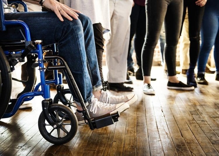 disabled person with non disabled people benefits Disabled Facilities Grant